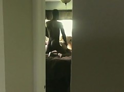 Man caught cheating wife with a big black bull cocks after work