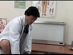 Slut wife fucking the doctor with the husband's side