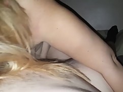 Drunk wife gives blowjob and licks the anal part 2