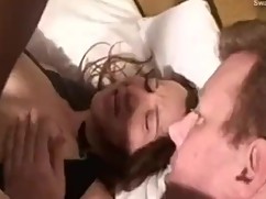 The husband cannot see his wife fucked with black man