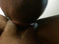 Eating pussy of my wife from behind