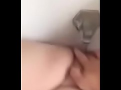 White whore wife in the tub thinking about the big black cock